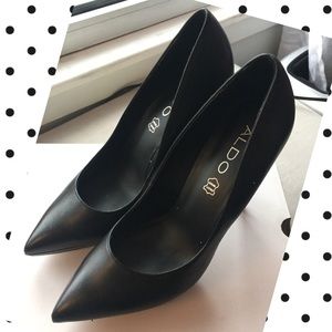 Aldo 💕pointed toe heels pumps black